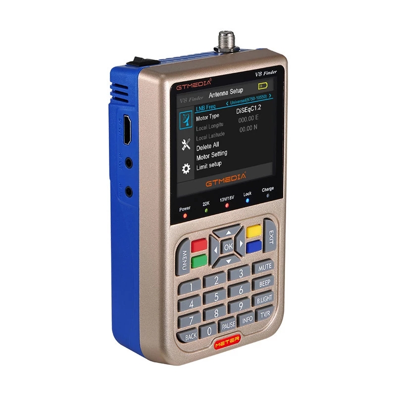 V8 Finder метр DVB-S2/S2X Цифровой спутниковый Finder высокой четкости искатель спутниковый Finder метр Satfinder 1080P