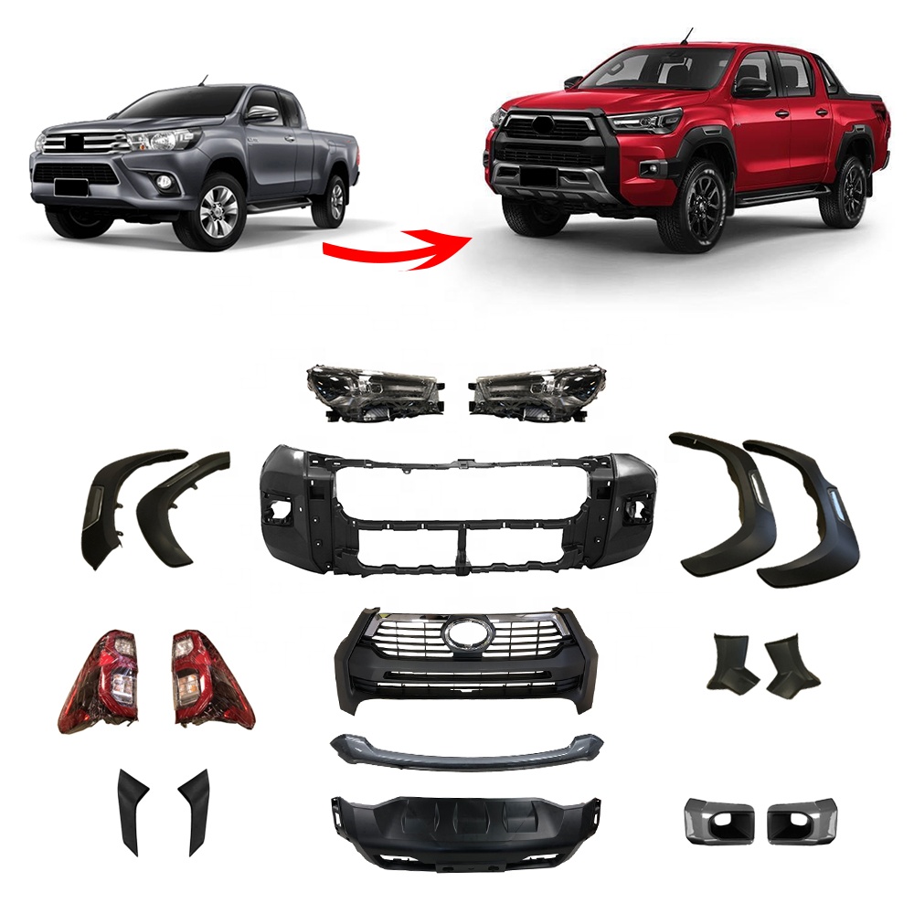 4X4 новый комплект деталей кузова для Toyota Hilux Revo 2016 2018 обновление до Rocco 2020