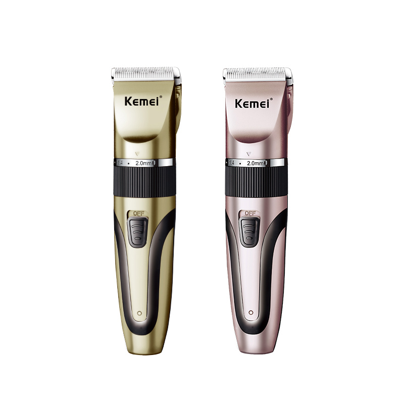 Kemei KM-1053 Wholesale USB rechargeable pet shaver professional pet scissors push pet grooming tool