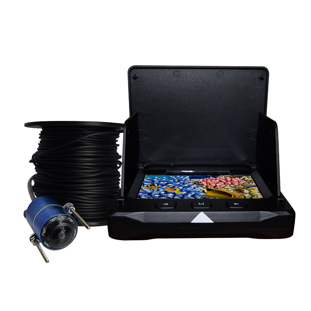 HD002 4.3'' LCD Monitor 30M Cable Fishing Video Camera fish finder wide angle night vision Underwater Fishing Camera