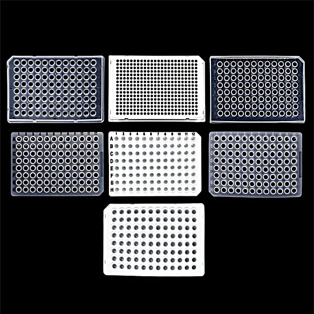 Autoclavable SBS Standard PCR Plates 0.2 Ml Unskirted Clear 96 Well PCR Plates