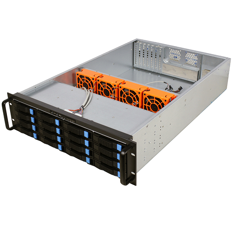 Серверный корпус DAOHE V3018 16 Bay 3u, серверное шасси с горячей заменой, с 7 слотами, поддержка 3,5/2,5 дюймов