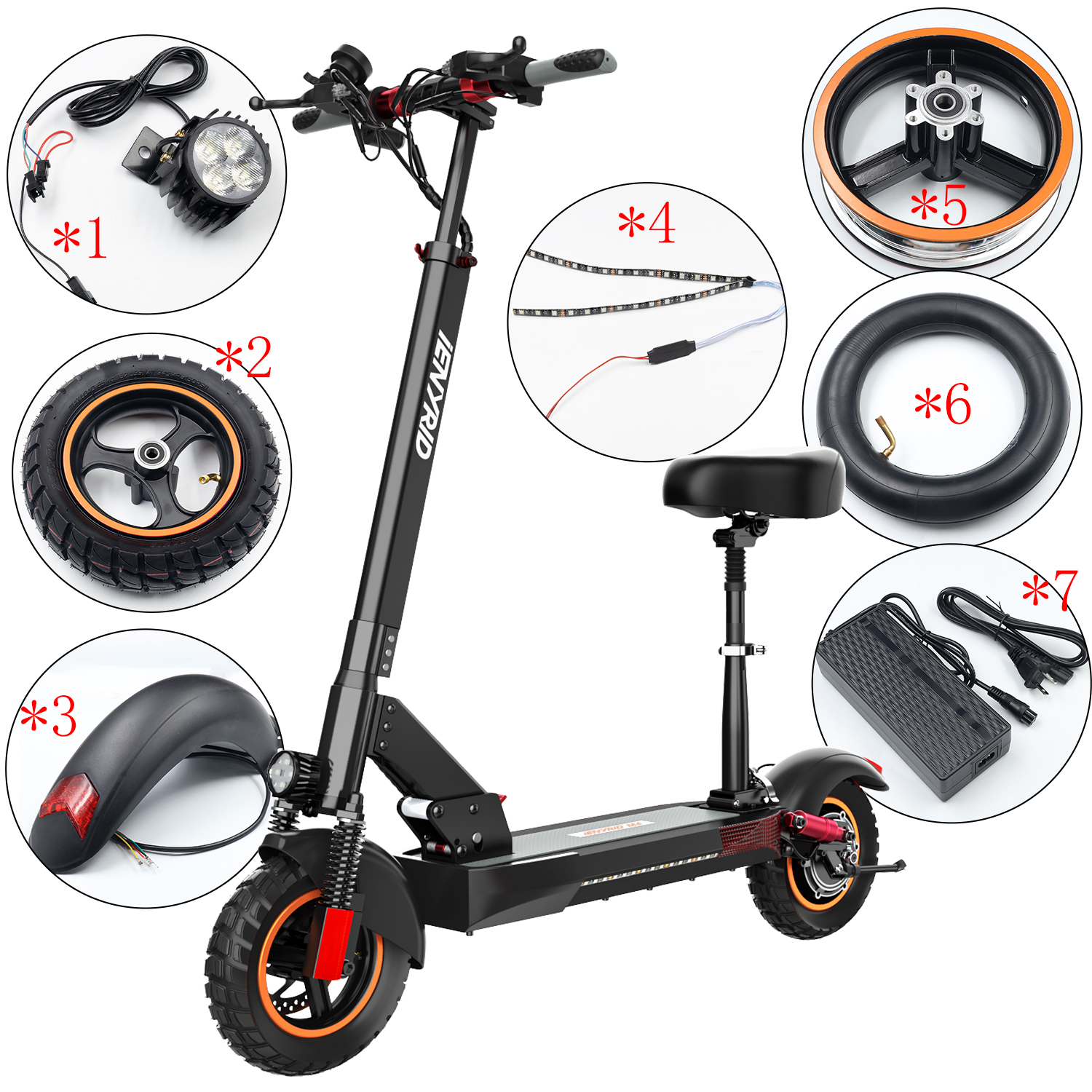 iENYRID Various Repair Spare Parts Accessories For iENYRID M4 PRO S / iE-M4 iENYRID Electric Scooter Accessories