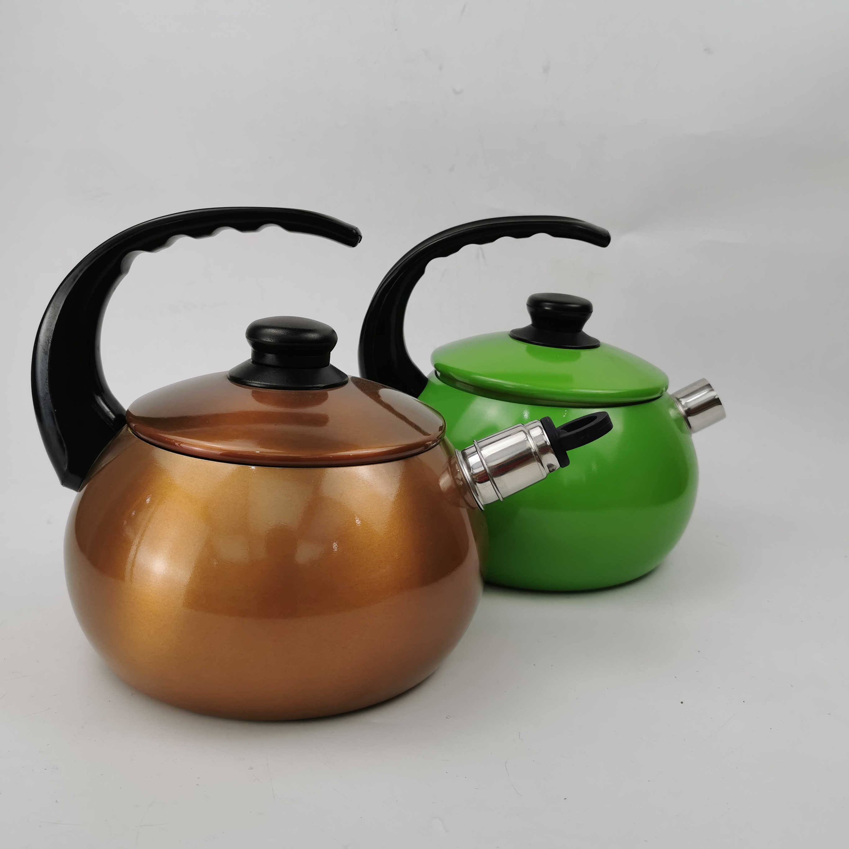 3L утолщенной со свистком плоское дно чайника газовая плита из нержавеющей стали чайник Отдых Путешествия практичный чайник