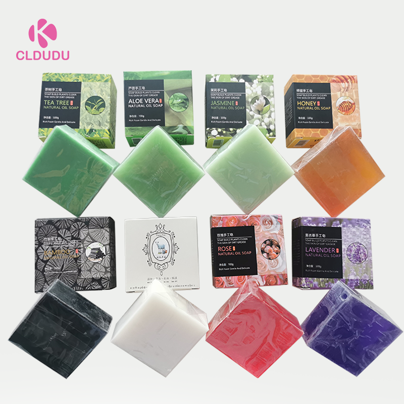 Low MOQ Natural organic body whitening flower hand made vegan washing soaps