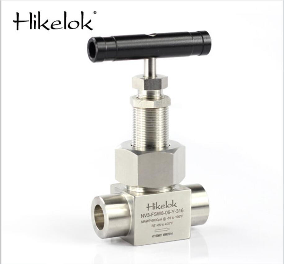 Hikelok Pneumatic Gas High Temperature High Pressure Needle Valve 1 in