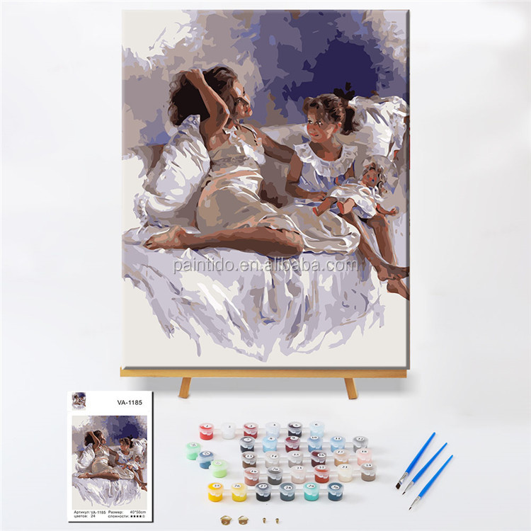 Paintido Индивидуальные Diy краски по номерам холст живопись с рамкой