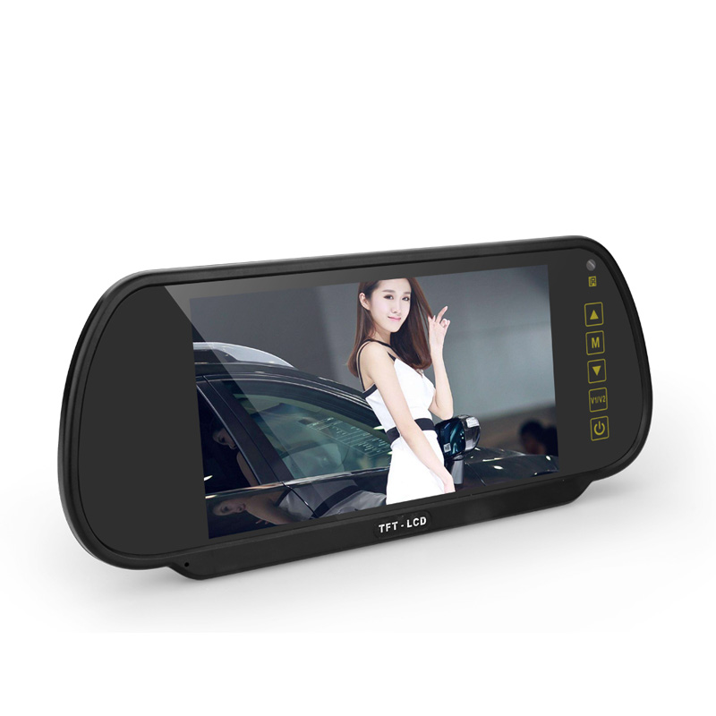 7 "дюймовый HD TFT ЖК-дисплей автомобиля универсальное зеркало монитор