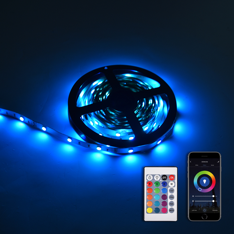 Лидер продаж на Amazon, Светодиодная лента с изменением цвета RGB с Wi-Fi управлением, 5 метров