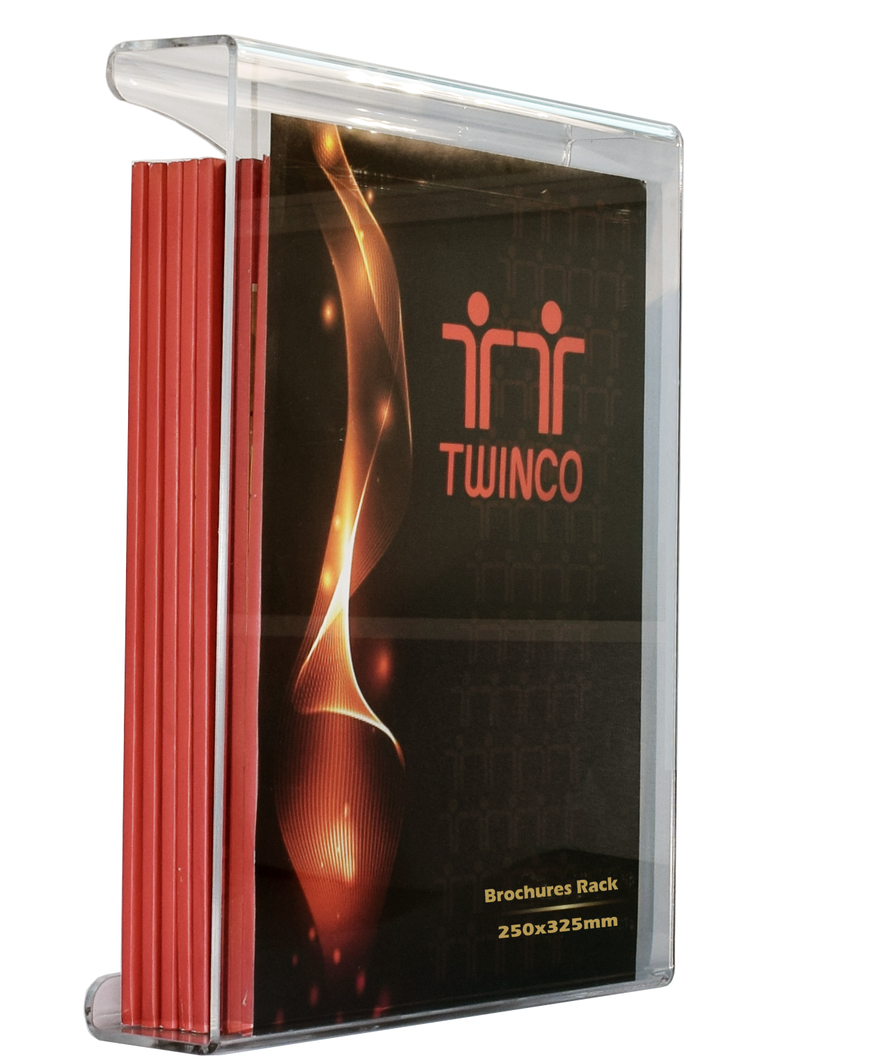 TWINCO 2022 New Product Clear Acrylic Easel Book Display Rack Artwork Stand Holder Bookshelf Magazine Display Holder
