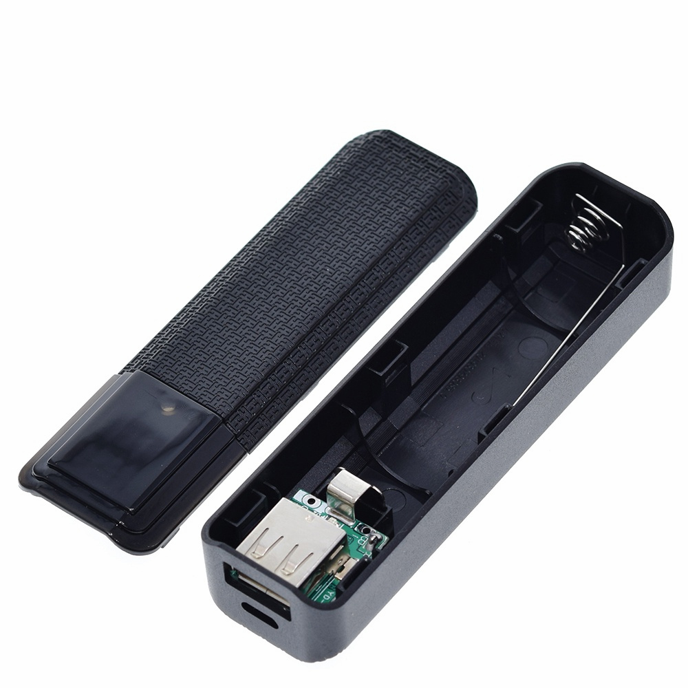 New Portable Mobile USB Power Bank Charger Pack Box Battery Case For 1 x 18650 DIY
