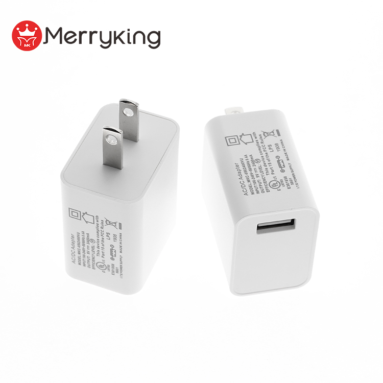 Настраиваемый Лидер продаж, вилка стандарта США, 5 В, 1 А постоянного тока, USB PD 100-240 в, адаптер зарядного устройства переменного тока