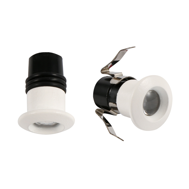 LED Spotlight 1W Recessed Mini LED Spot Light Small Ceiling Downlight for Showcase Cabinet