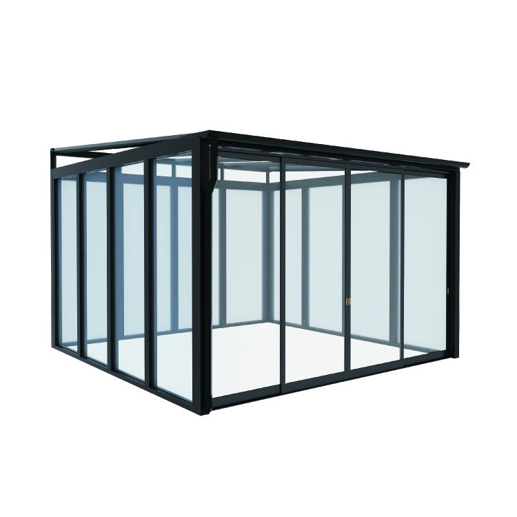 Высокое качество стекло sunroom алюминий закаленное стекло зеленый дом
