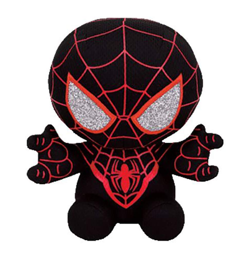 Плюшевые игрушки-животные Ty Beanie Babies Майлс Моралес, мягкая кукла в подарок, 15 см