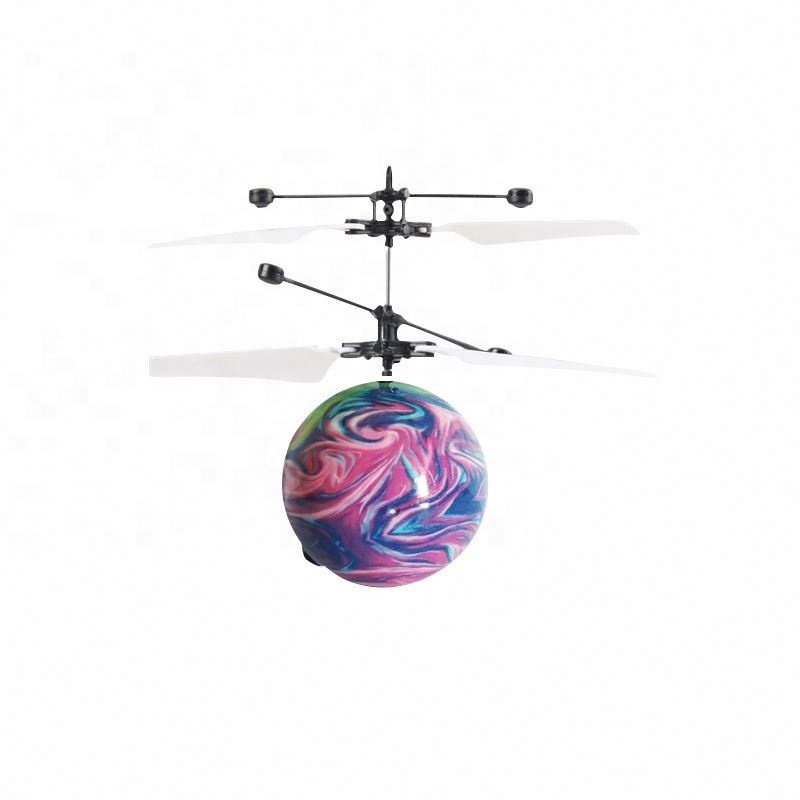Suspension Led Lighting Infrared Sensor Hand Induced Rc Flying Ball Drone Helicopter Diamond Toy