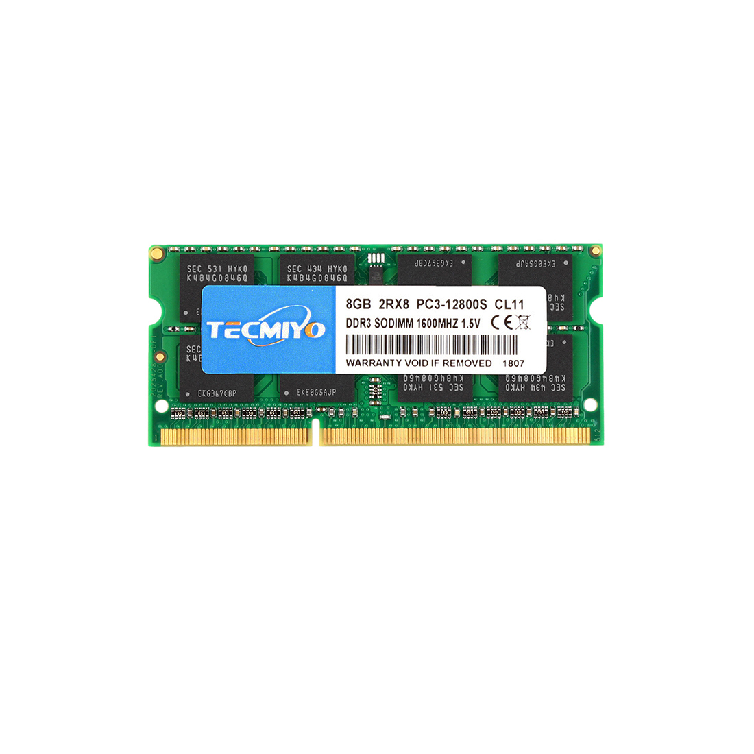 Оптовая продажа цена DDR3 8 Гб PC3 12800S 1600 МГц пожизненная гарантия не кода коррекции ошибок unberffered зеленый ноутбук оперативной памяти компьютера