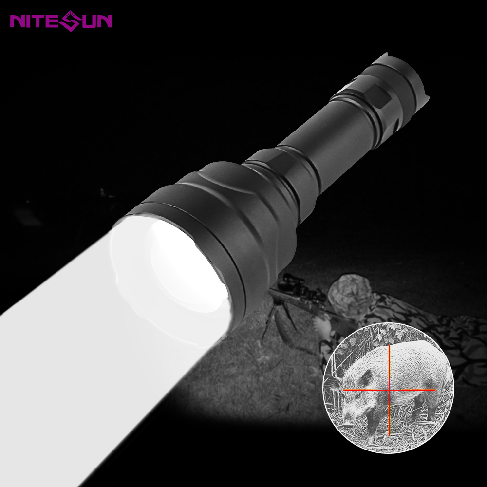 Nitesun HT11 650m zoom system white zoomable lamp wild board led hunting light