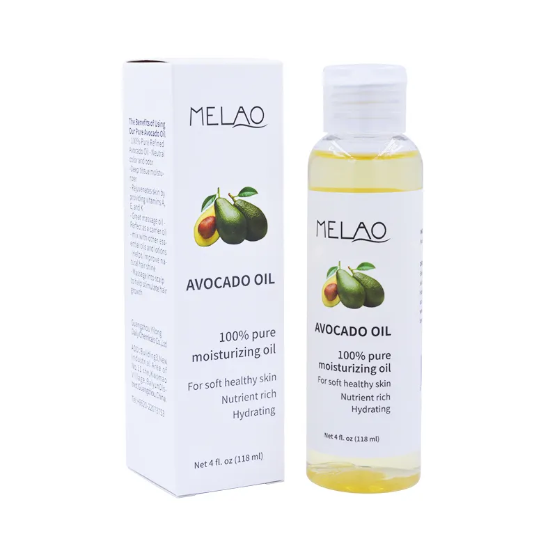 MELAO beauty skin care moisturizing whitening shrink pores massage oil avocado organic oil extraction