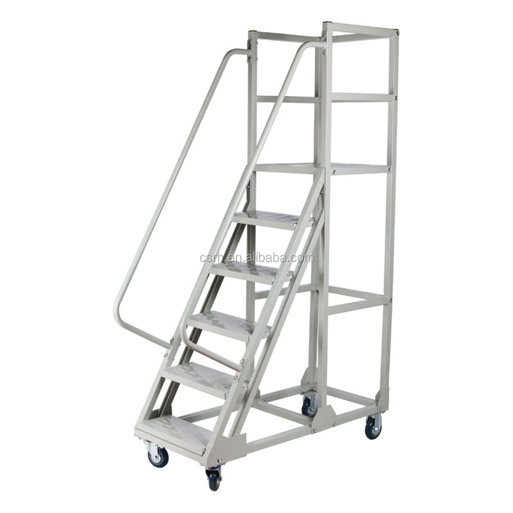 RH-LT1.5M складская лестница с колесами