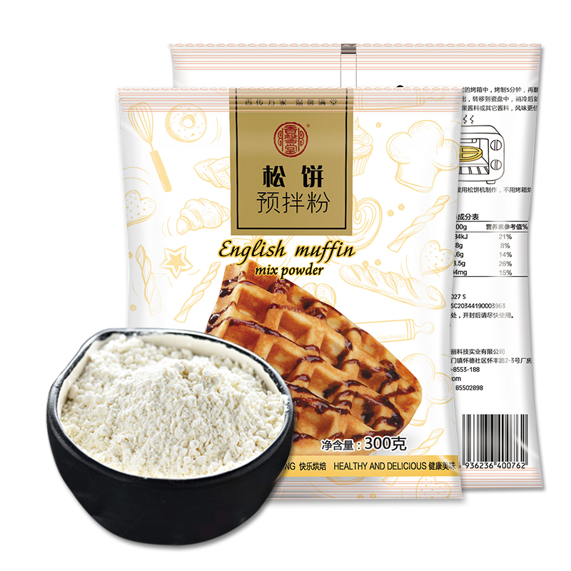 Специализированная здоровая вкусная вафельная пудра Tianli Mochi может быть изготовлена с или без аппарата, вафельная смесь для выпечки