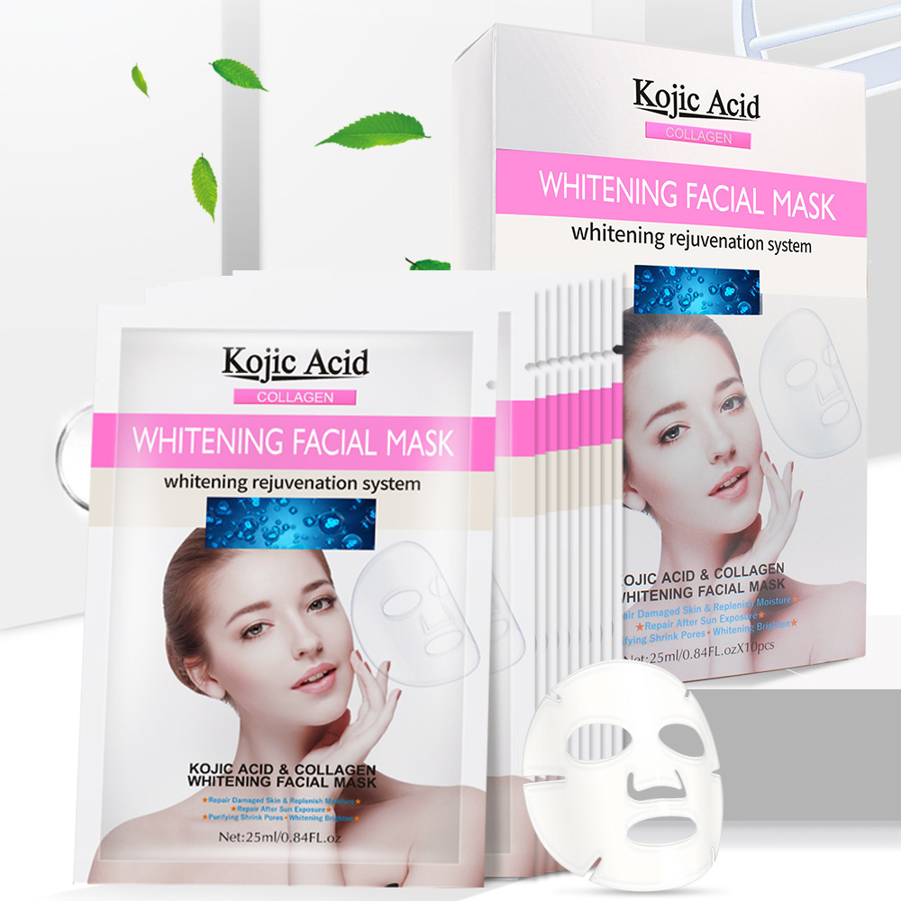 Natural Organic Whitening Hydrating Mascarilla Facial Collagen Moisturizing Mask for Face