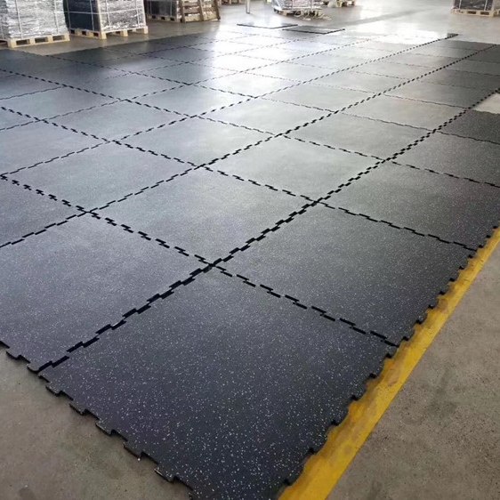 Gym rubber tiles floor splice sports puzzle mat gym floor rubber mat
