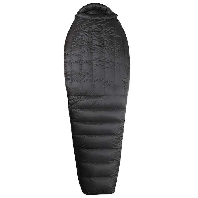 Drop Shipping 10% OFF Mummy Luxury Camping Goose Down Winter Double Layer Waterproof Sleeping Bag