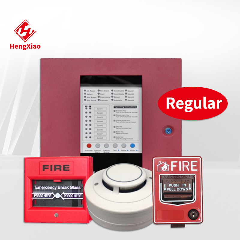 Regular Fire Alarm Control Panel 4/8/16 Loops optional Fire Alarm system for factory/school and hospital