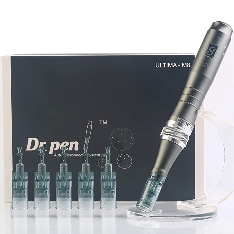 Новейшая модель; drpen m8 6-ступенчатая Регулировка беспроводной микрофон derma ручка M8 производитель с микро иглами, терапевтическая система