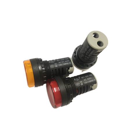 AD11-22 series AC/DC 12v сигнальная электрическая лампа индикатор зеленая светодиодная Пилотная лампа