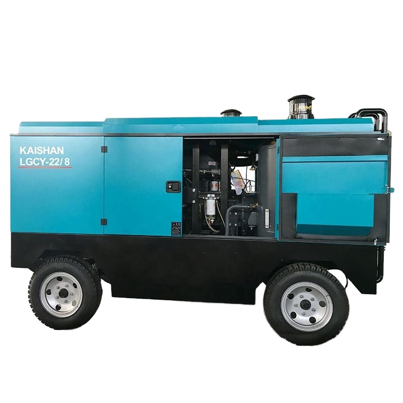 Kaishan LGCY12/10 дизельная мощность 174psi винтовой воздушный компрессор для камнедровой дрели