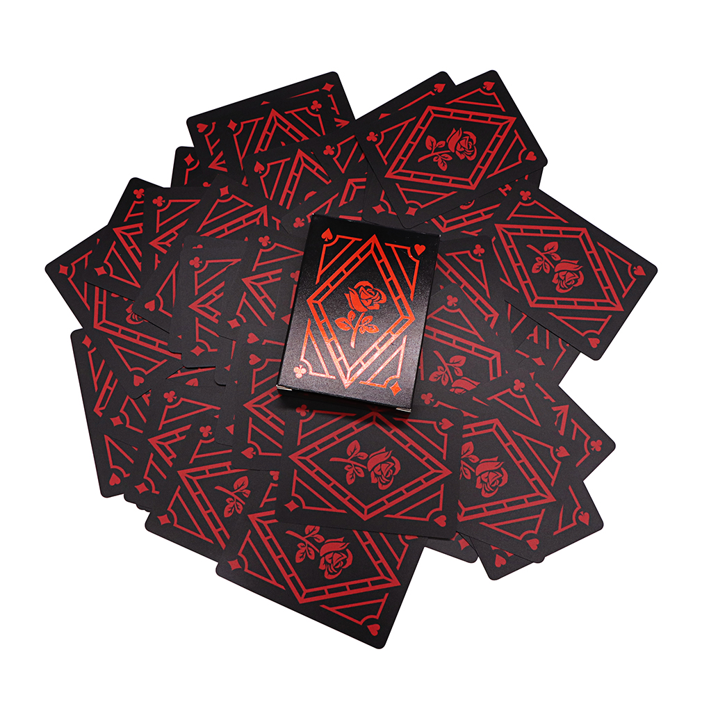 Ready To Ship Paper Playing Cards Black 100 Dollar Hologram Playing Cards