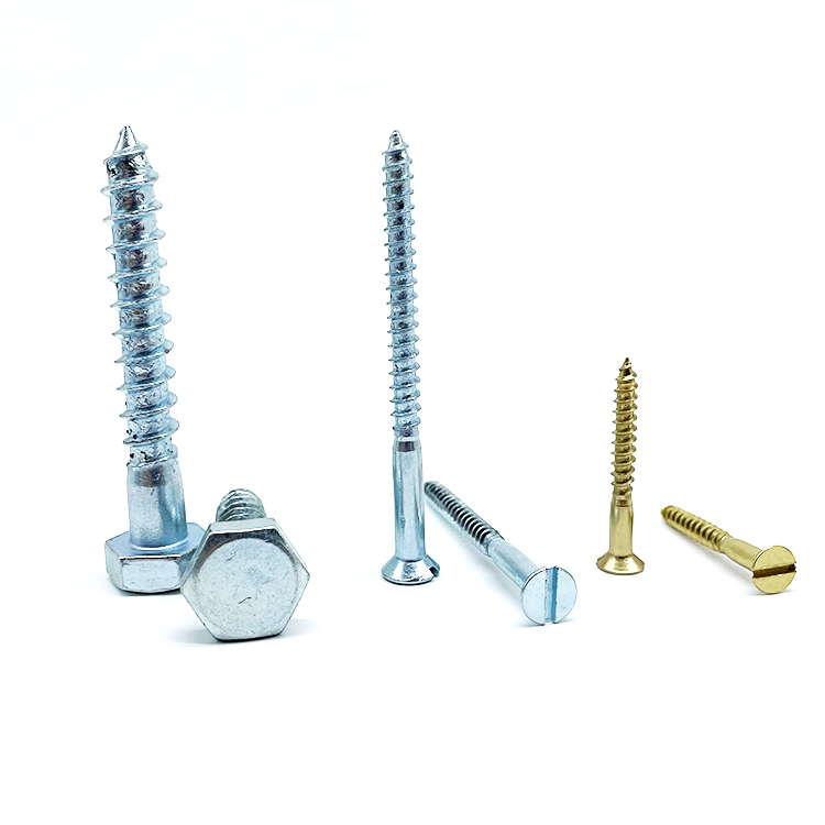 China Original Manufacturer Stainless Steel Hex Head Lag Wood Screws