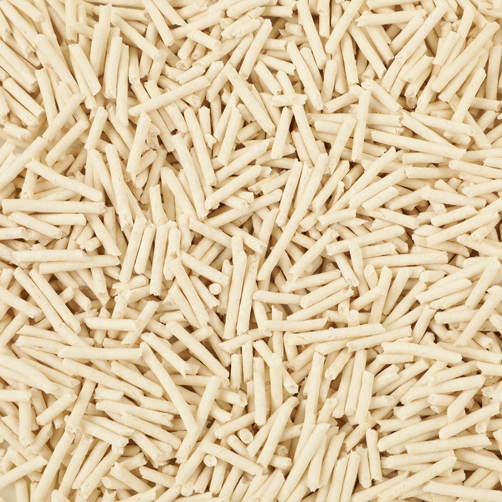 Natural Plant Fiber Made Strip Shape Flushable Cat Litter