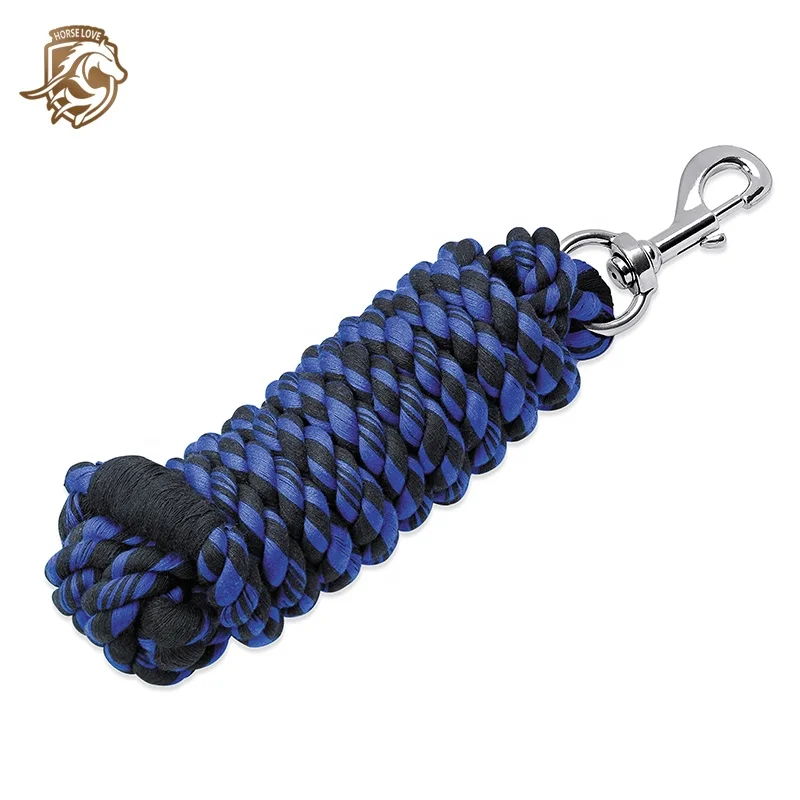 HL12101 Lead Rope Horse With Bolt Snap Wholesale Roll Horse Lead Rope Horse Lead Ropes For Sale