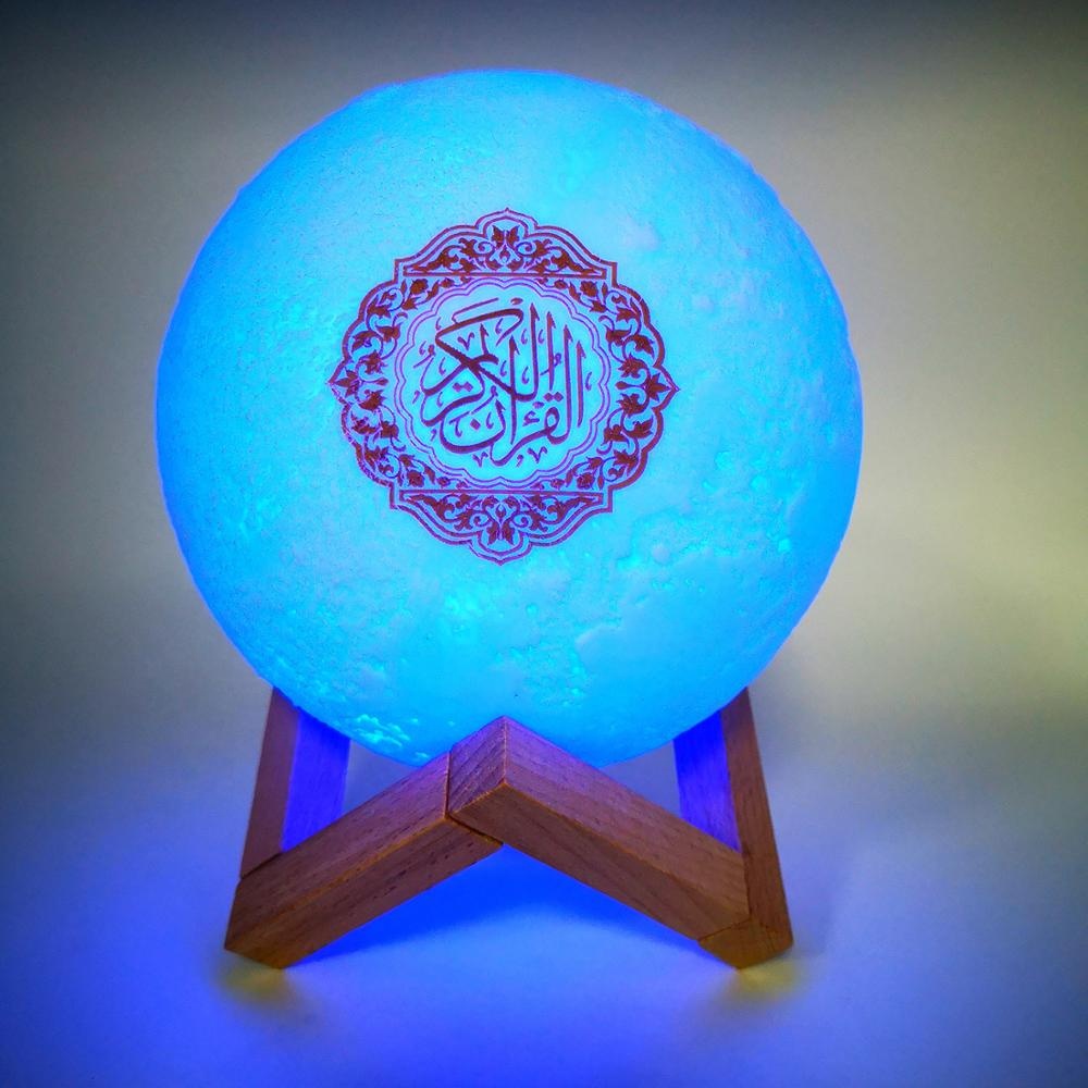 MQ-525 Сенсорная лампа Bluetooth Луны лампа Коран спикер Исламский подарок плейер Quran Коран mp3