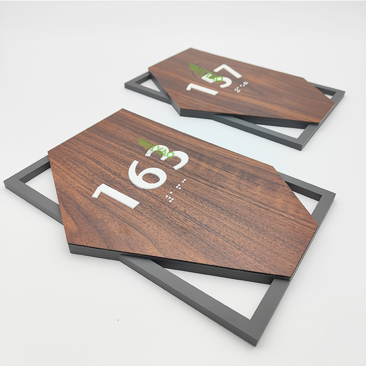 YIYAO factory custom number door sign supplier hotel