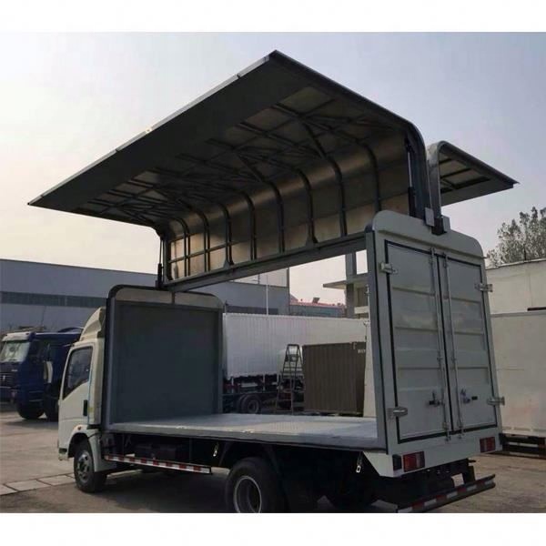 4x2 крыло открывающийся грузовик для продажи Sinotruk Howo бренд новый китайский дизель 150-л.с. опционально 1 - 10t 9. 00r20