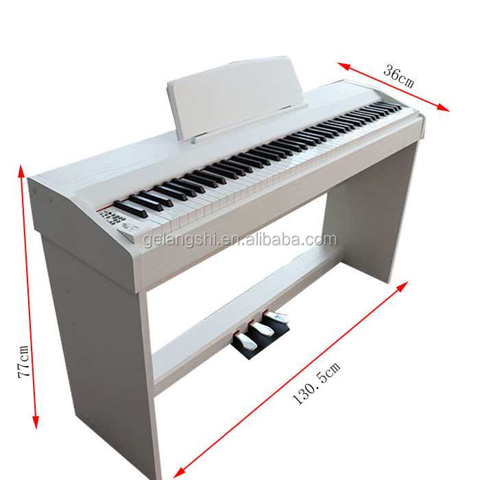 Gelaus professional white digital electronic piano