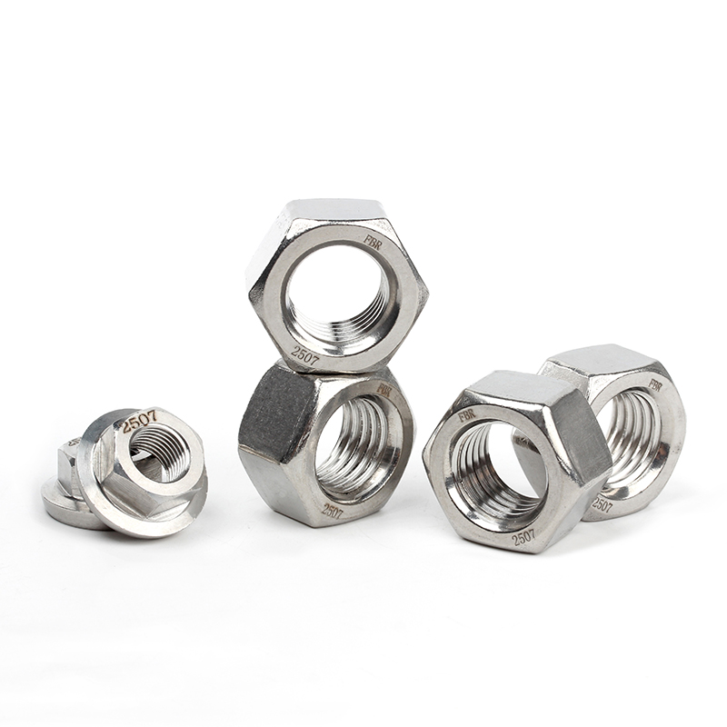 2507 Duplex Stainless Steel Hexagon Flange Nuts Hexagon Nuts And Nuts