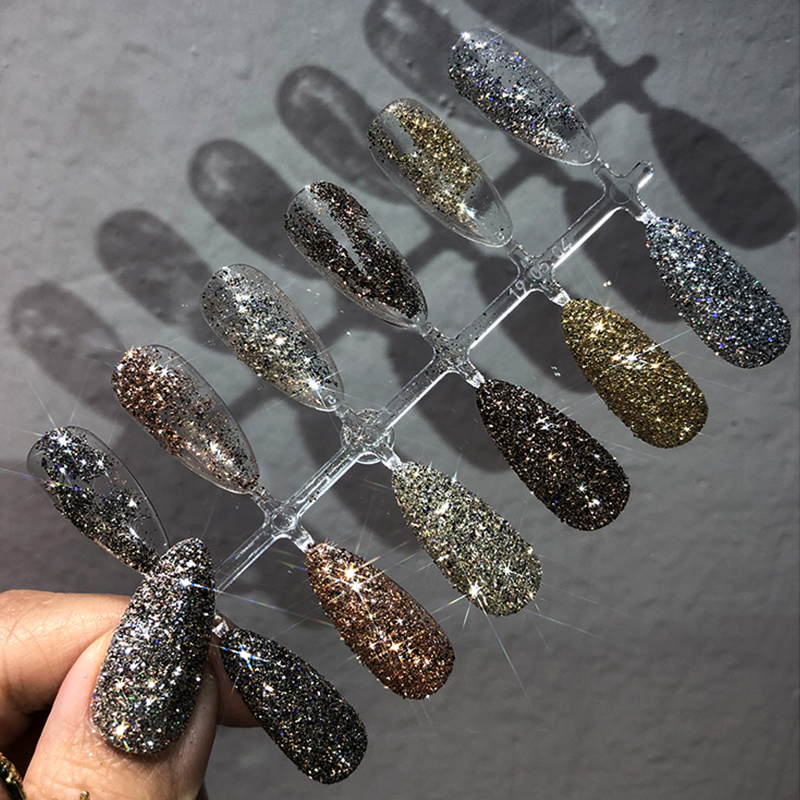 HOT SALE Nail Art Products Suppliers Crystal Diamond Powder Flash Crystal Powde High-end Luxury 6 Colors
