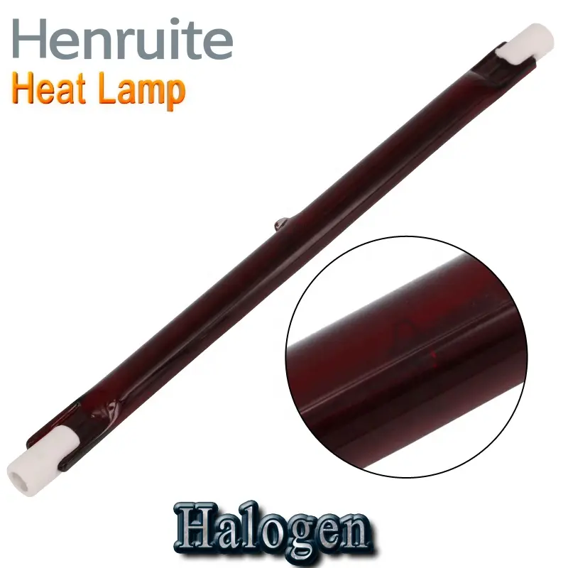 Quartz Infrared Halogen 240v 1300w R7s Ruby Ir Heater Lamp