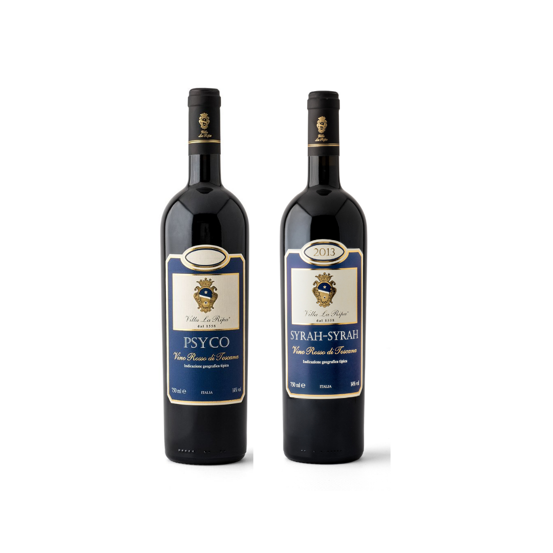 Новый Подарочный набор для красного вина, итальянское вино PSYCO and SYRAH 0.75lt 2 бутылки для вина, алкогольные напитки оптом