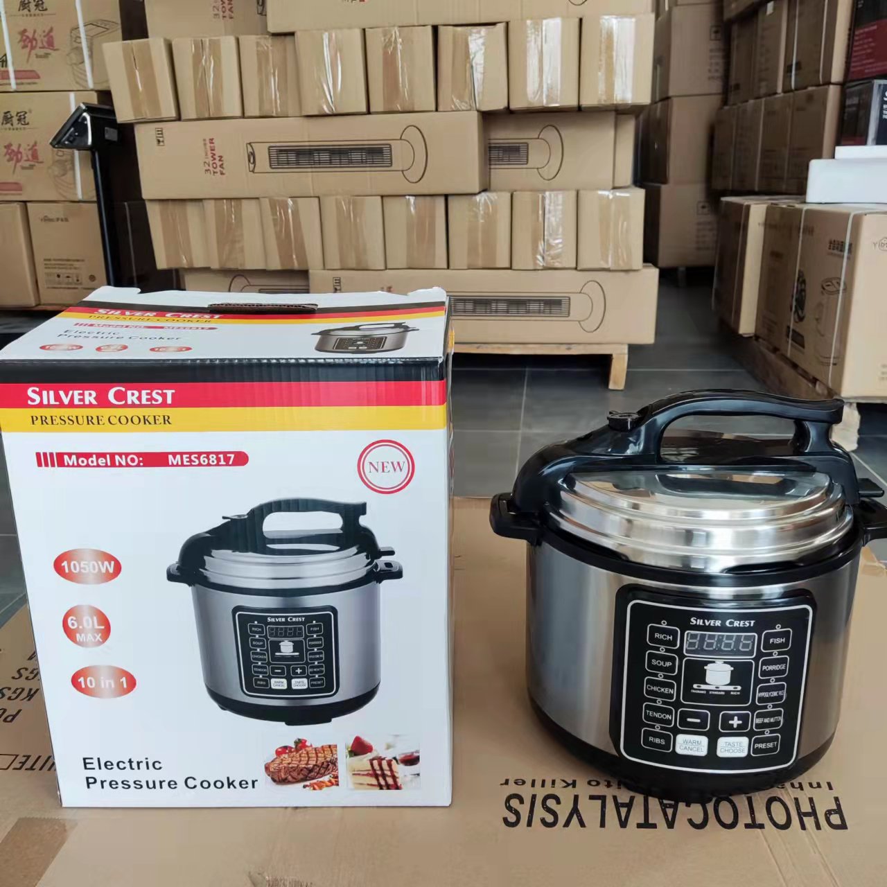 Горячая Распродажа, коммерческая электрическая скороварка для риса Silver Crest 6l
