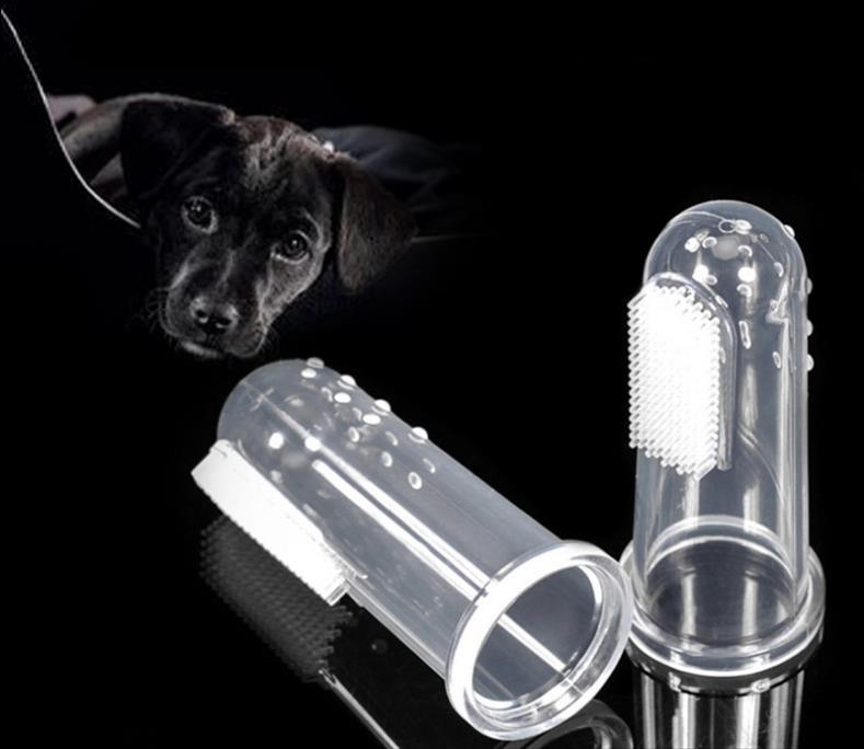 Soft Pet Finger Toothbrush Teddy Dog Toothbrush Bad Breath Tartar Teeth Tool Dog Cat Cleaning Supplies