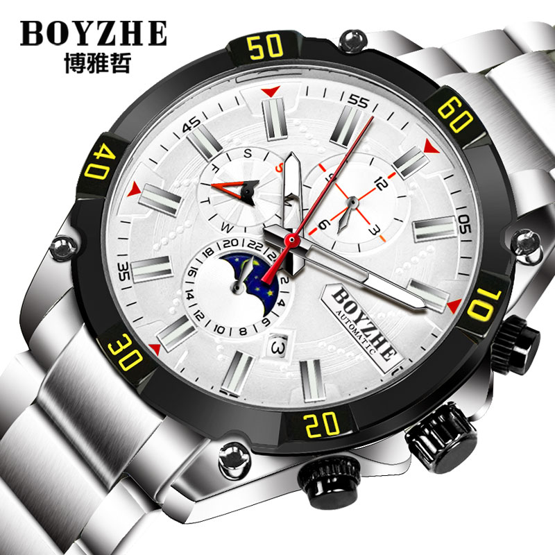 BOYZHE 2020 Лидирующий бренд наручные часы на заказ с логотипом на выбор montre luxe reloj para de hombre relogio masculino автоматические механические наручные часы