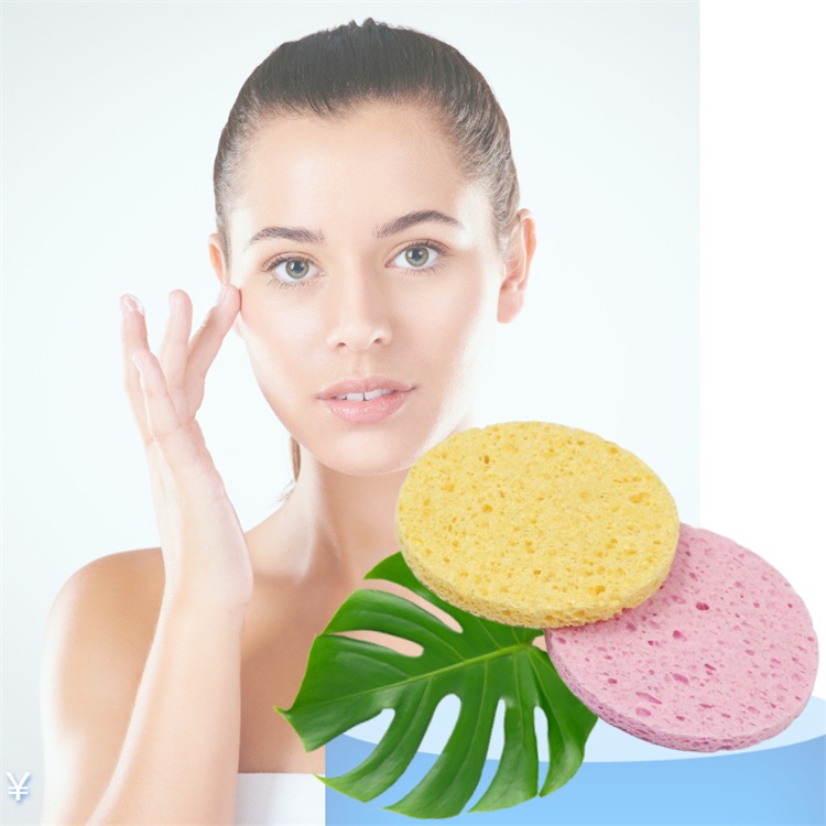 Cheap high quality Facial Sponges Reusable 100% Organic Compressed Cellulose Cleansing Sponge Exfoliation Deep Skin Cleaning