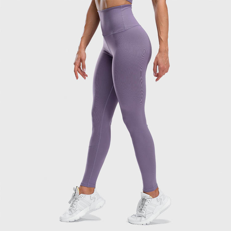 Custom Logo Squat Proof Blank Plain High Waist Ladies Leggings