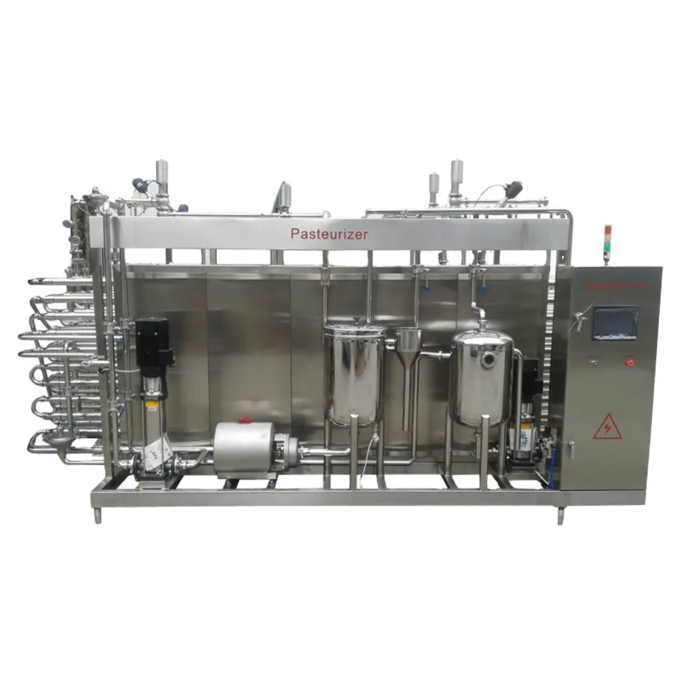 Industrial use 1000L/H tube type yoghurt pasteurizer machine